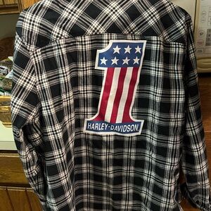 Harley Davidson flannel shirt